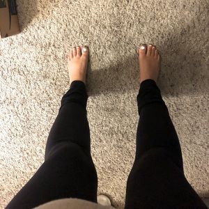 Lululemon straight leg leggings scrunch ankle